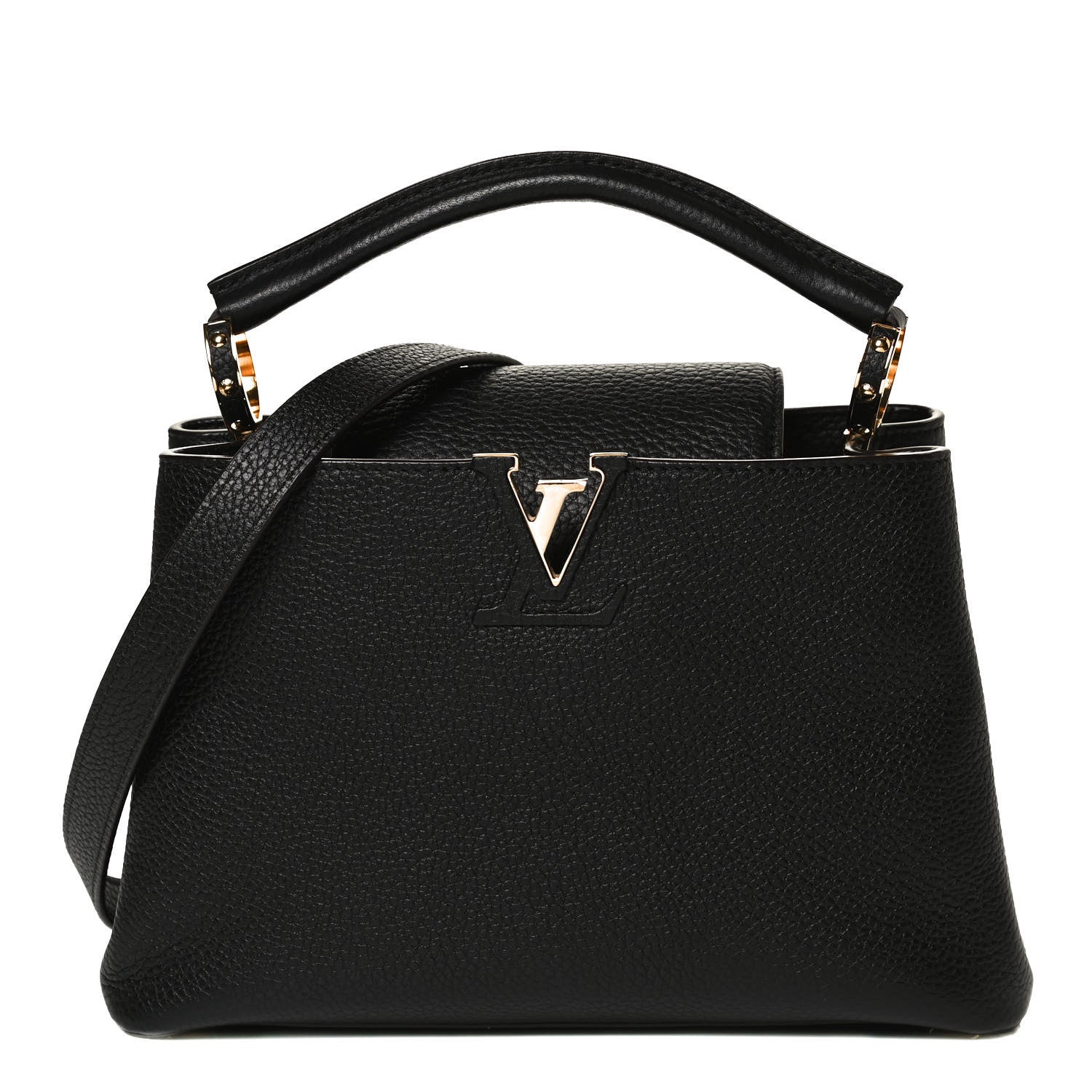 Louis Vuitton Taurillon Capucines BB Black 1 of 11