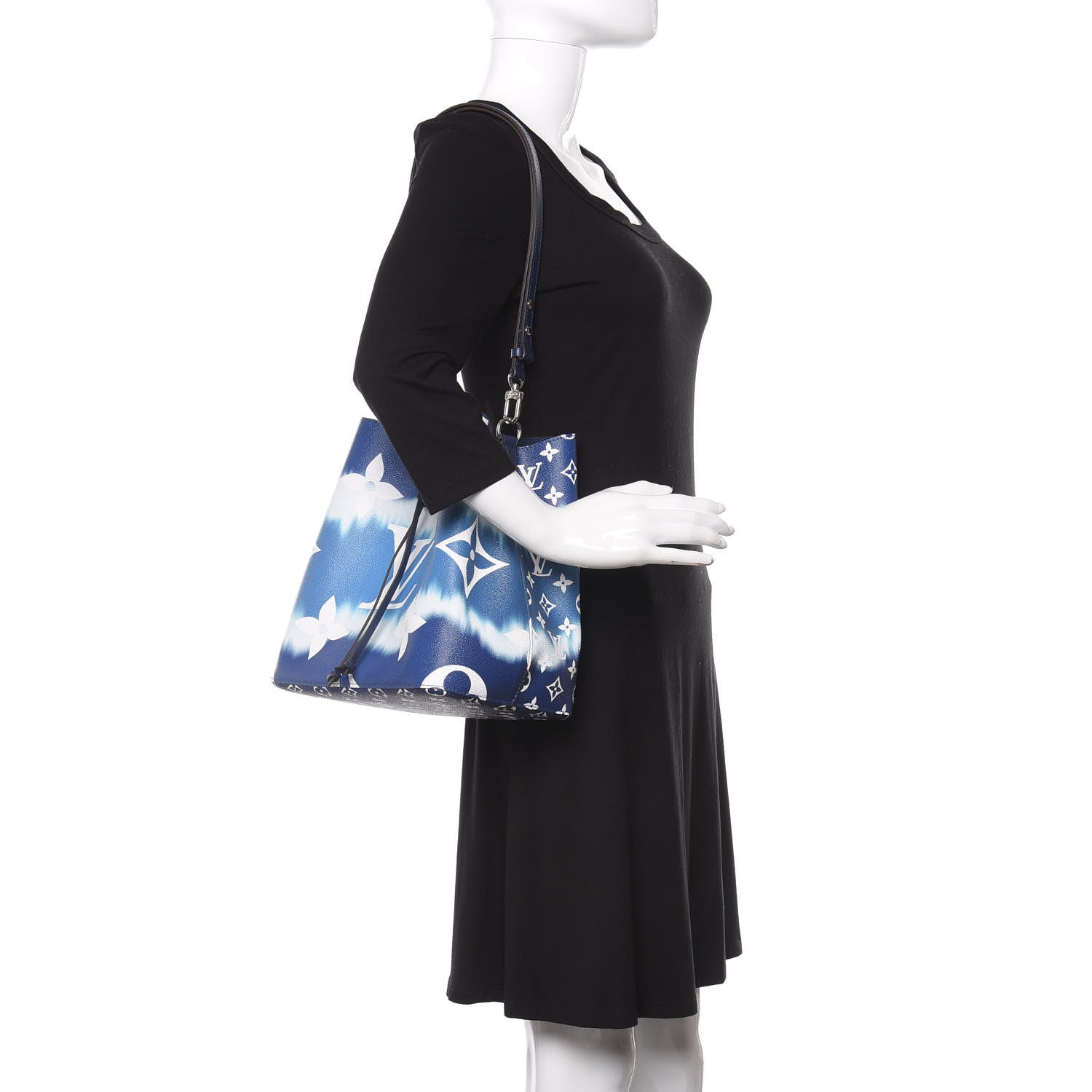 Louis Vuitton Monogram Escale Neonoe MM Blue 2 of 8