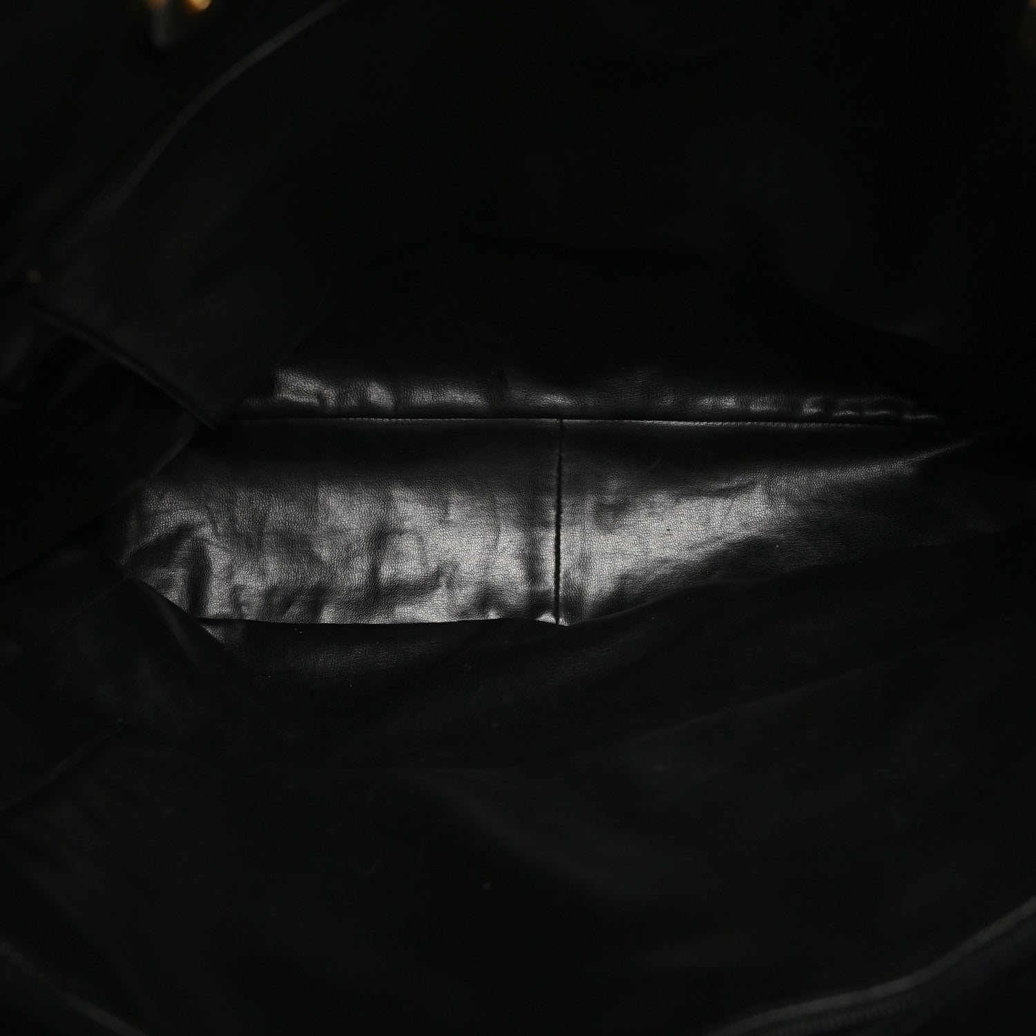 Chanel Lambskin CC Tote Black 5 of 9