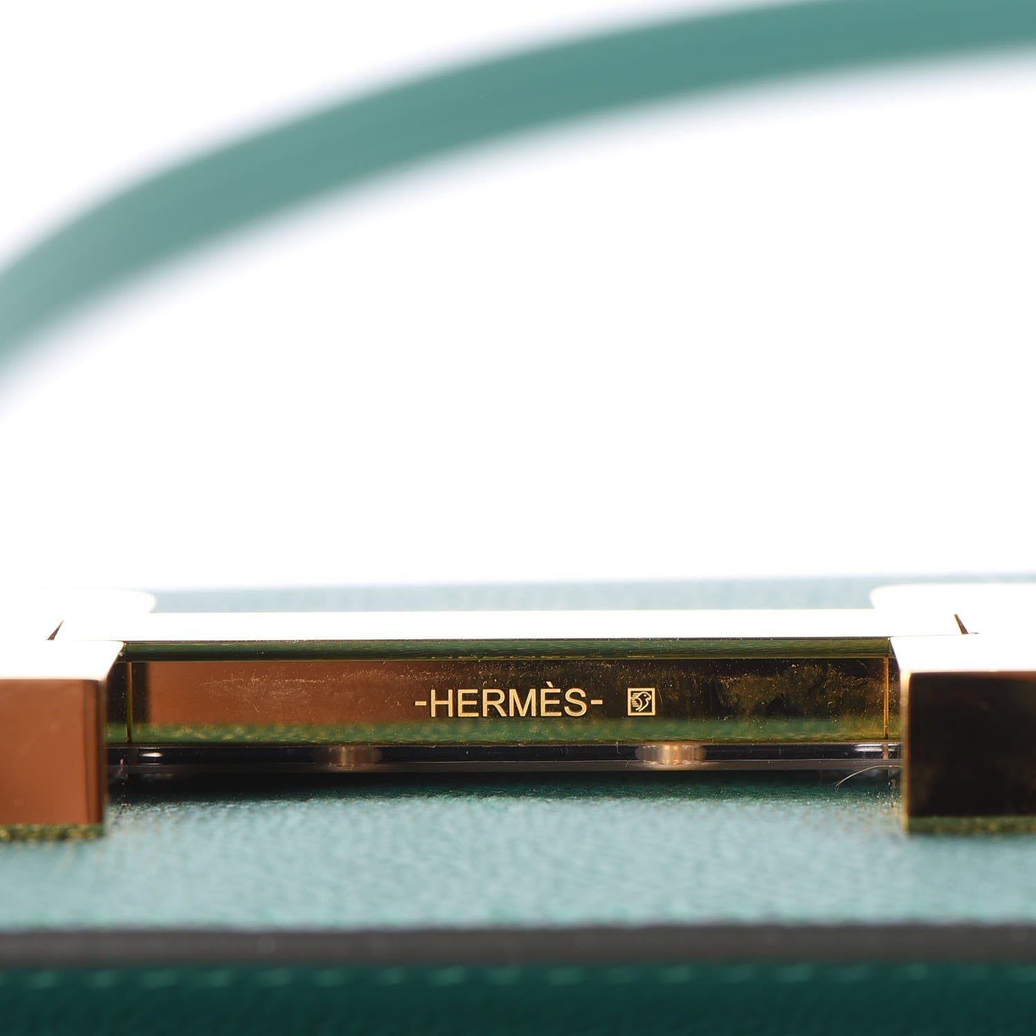 Hermes Epsom Horseshoe Constance 24 Malachite Bleu Sapphire 11 of 21