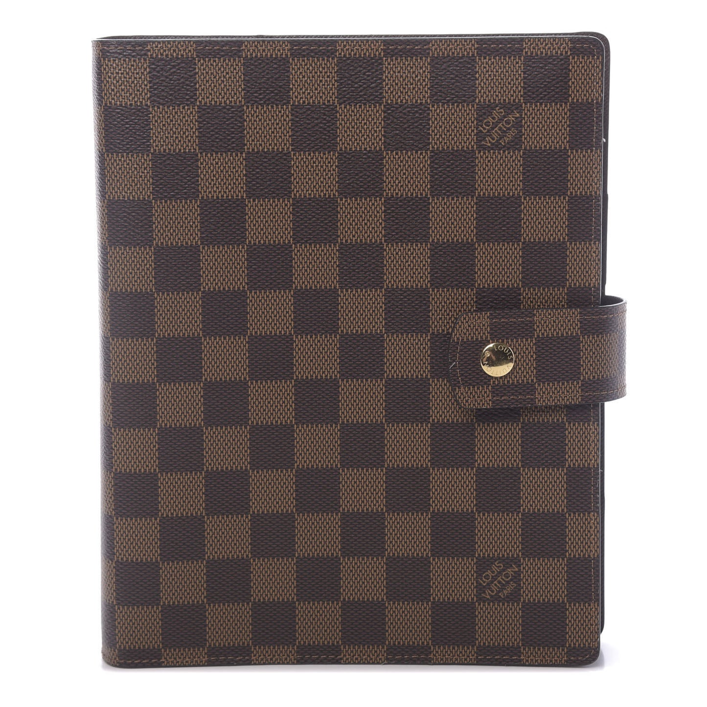 Damier Ebene Large Ring Agenda Cover