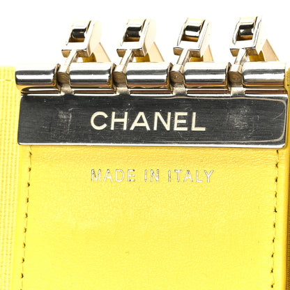 Chanel Caviar Quilted Classic 4 Key Holder Wallet Yellow 7 of 8