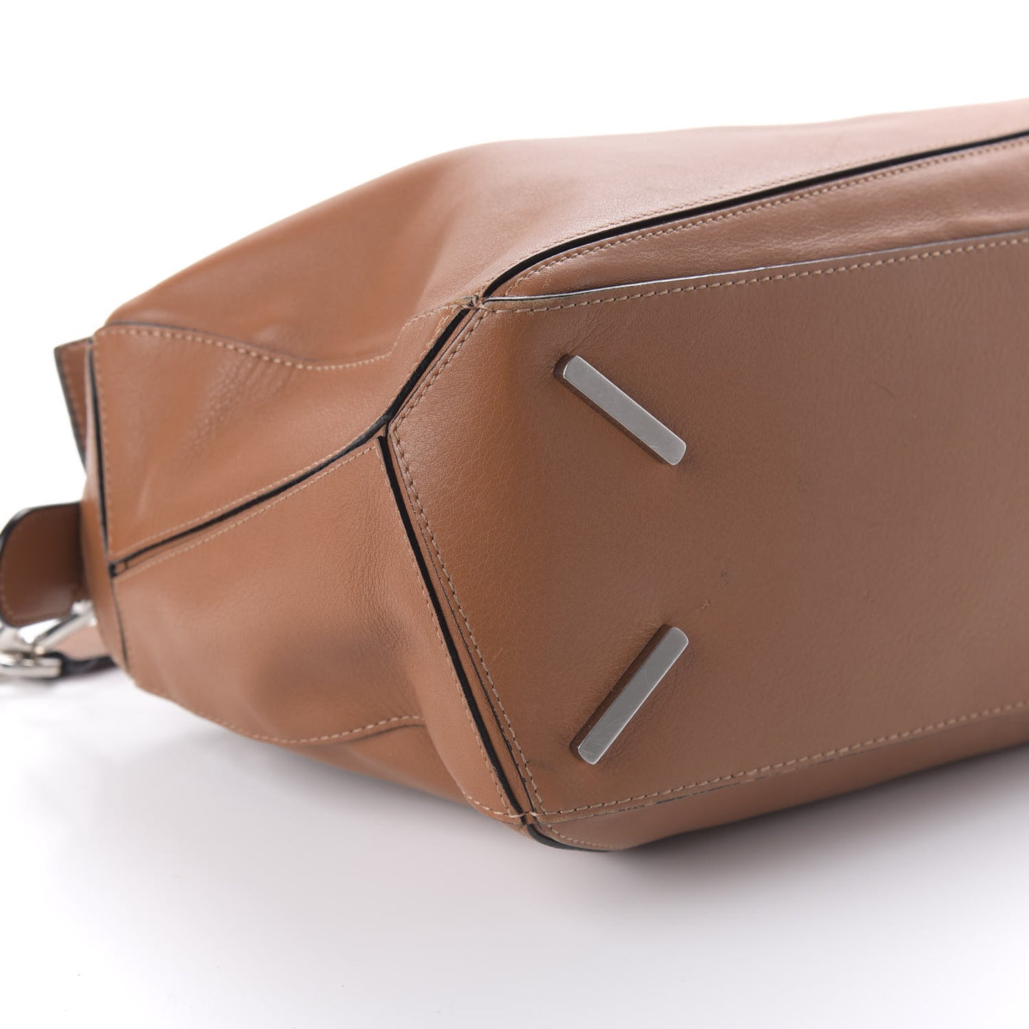 Calfskin Medium Puzzle Bag Tan
