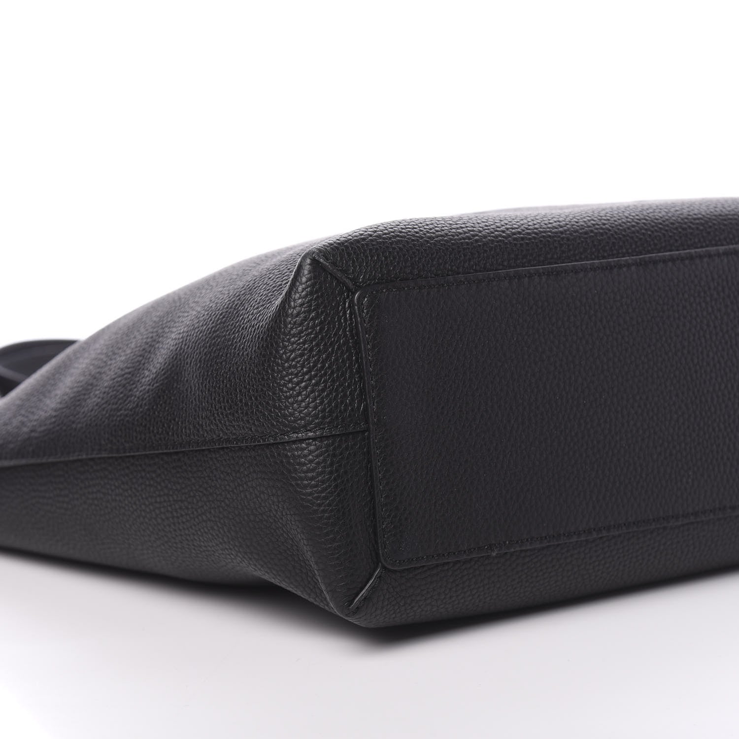 Burberry Grainy Calfskin Remington Tote Black 8 of 9