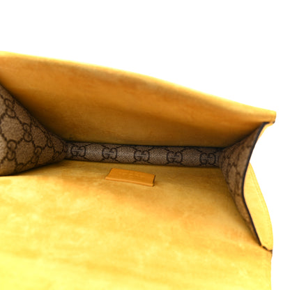Gucci GG Supreme Monogram Mini Dionysus Shoulder Bag Yellow 4 of 8