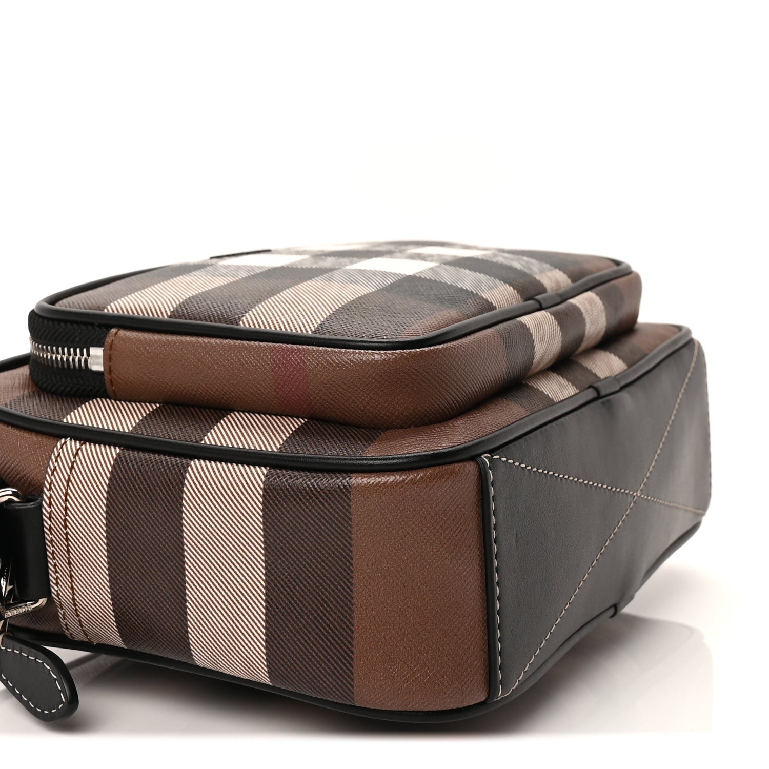 Burberry Canvas Check Paddy Messenger  Birch Brown 7 of 8
