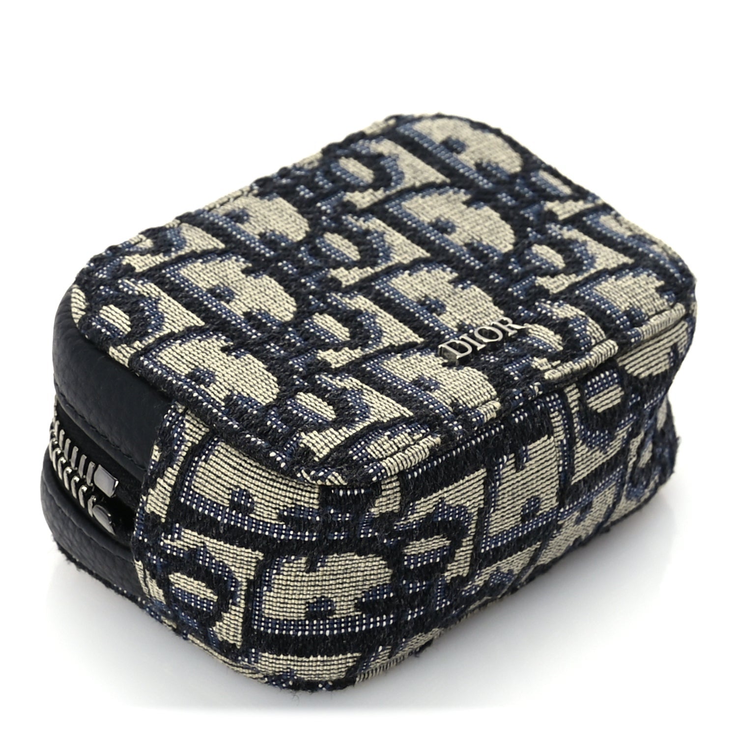 Christian Dior Oblique D-Touch Nano Horizontal Pouch Blue 8 of 9