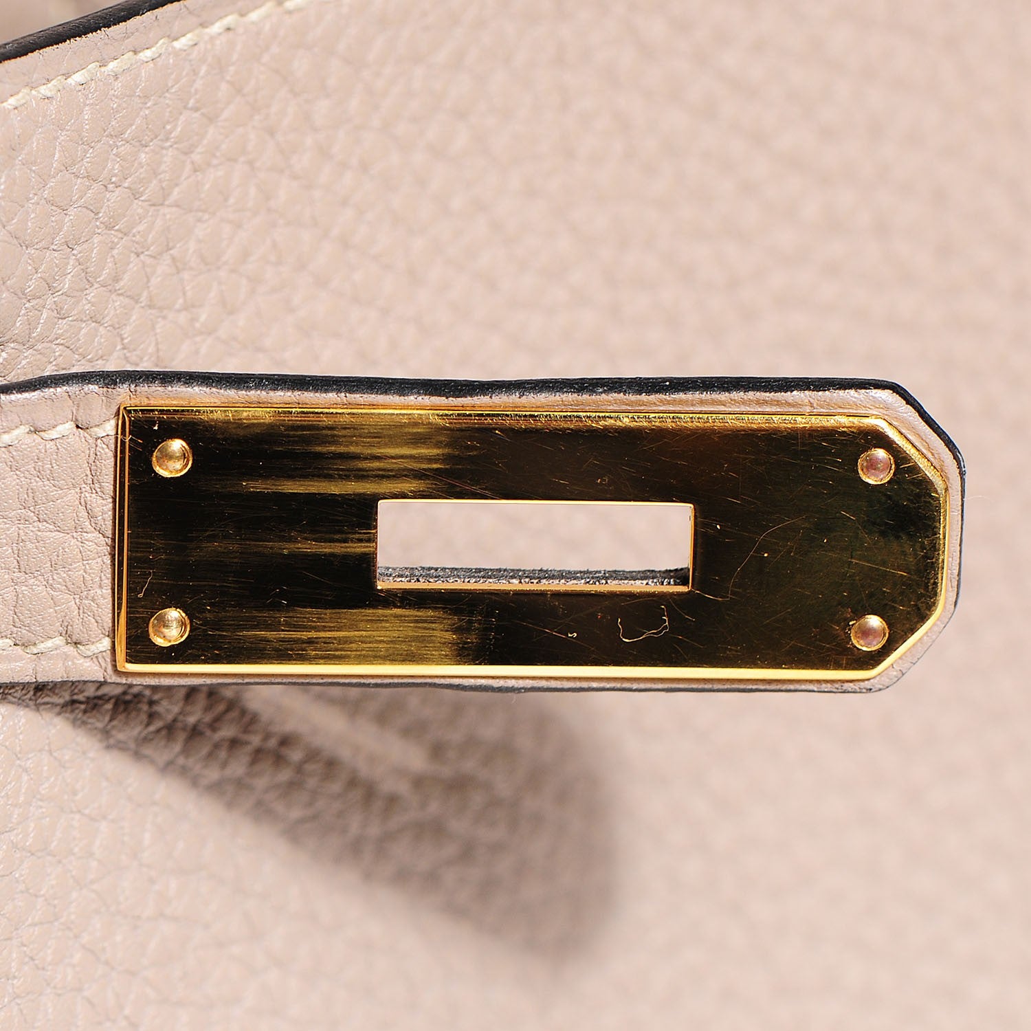 Hermes Taurillon Clemence Kelly Retourne 28 Gris Tourterelle 13 of 26