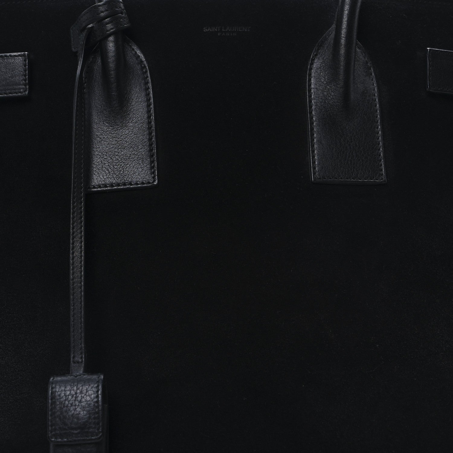 Saint Laurent Suede Calfskin Large Sac De Jour Carryall Black 7 of 9