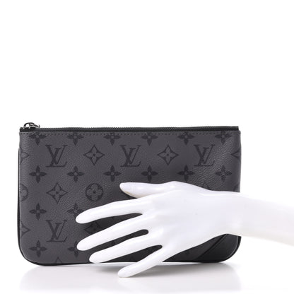 Louis Vuitton Reverse Monogram Eclipse Trio Messenger Small Pochette 2 of 10