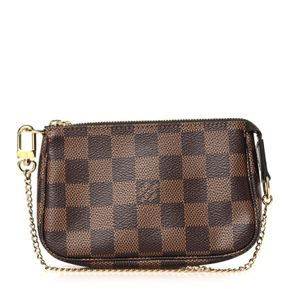 Louis Vuitton Damier Ebene Mini Pochette Accessories 1 of 9