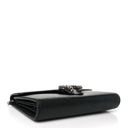 Gucci Calfskin Mini Dionysus Chain Wallet Black 4 of 13