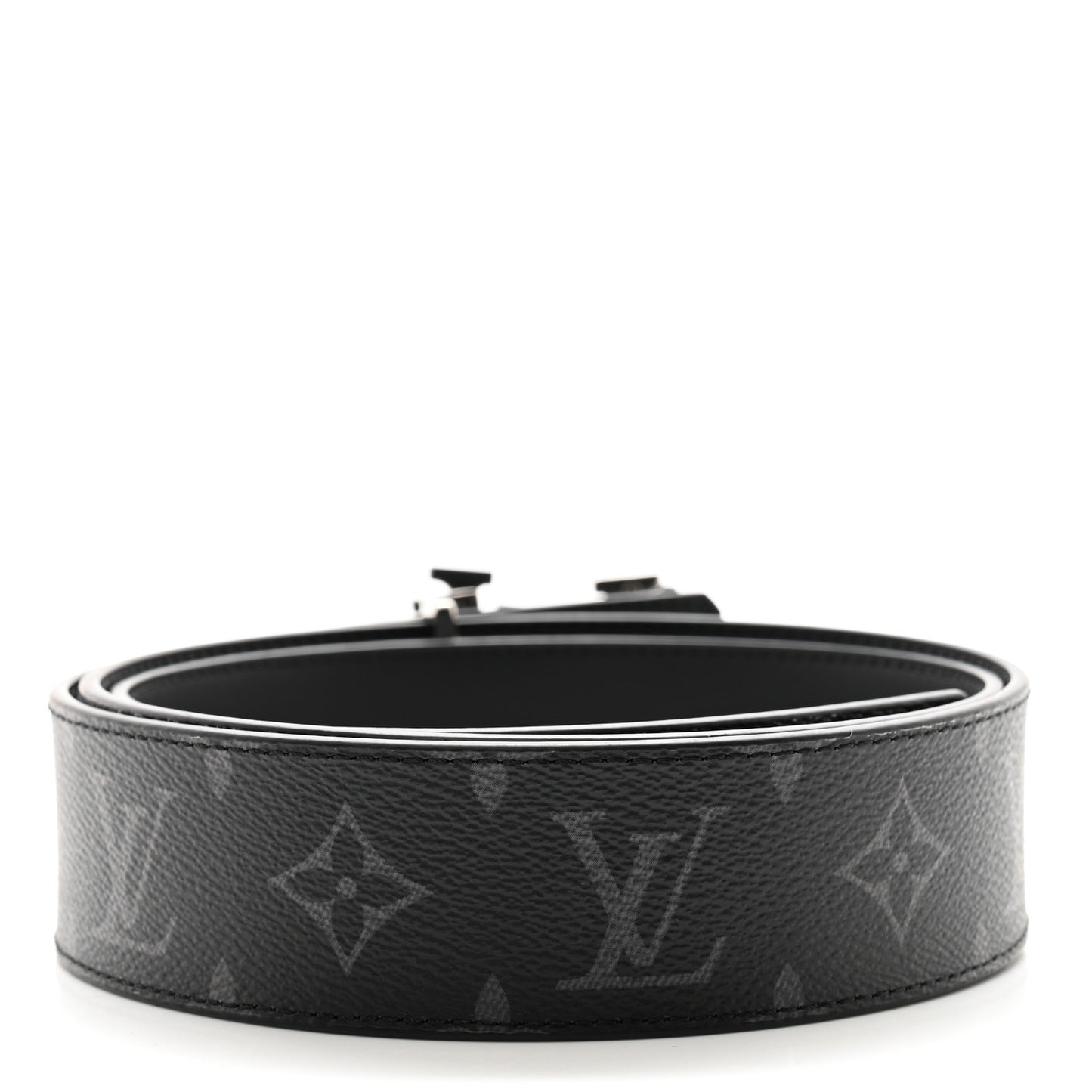 Calfskin Monogram Eclipse 40mm Shake LV Initiales Reversible Belt 100 40