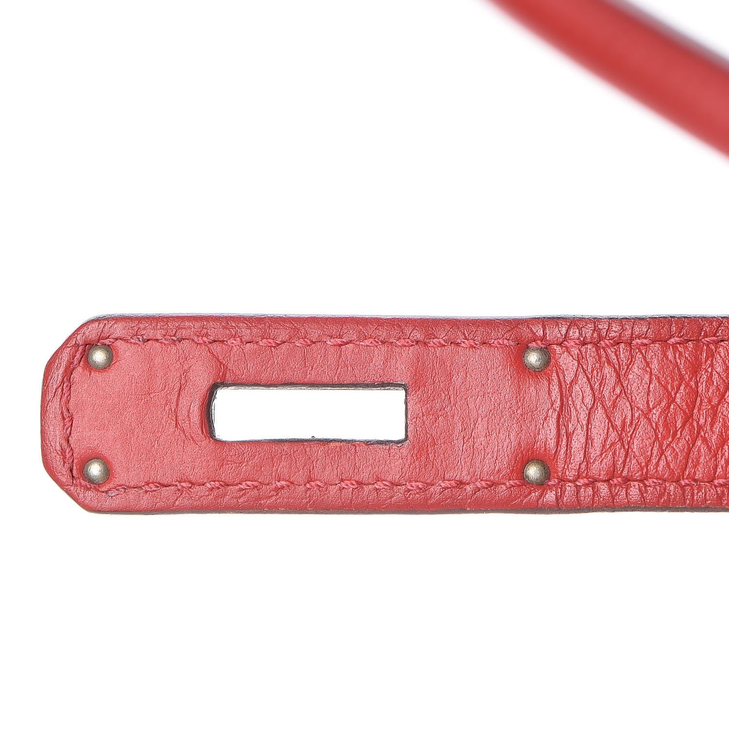 Hermes Taurillon Clemence Birkin 35 Rouge Casaque 27 of 36