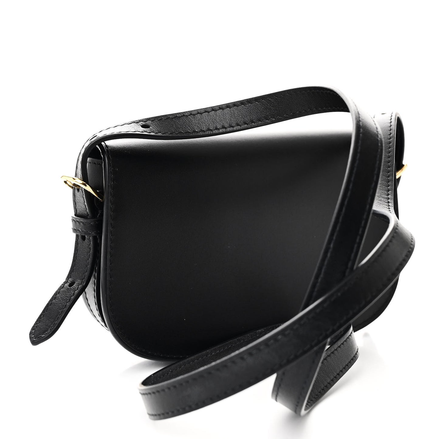 Box Calfskin Mini Bobby Bag Black