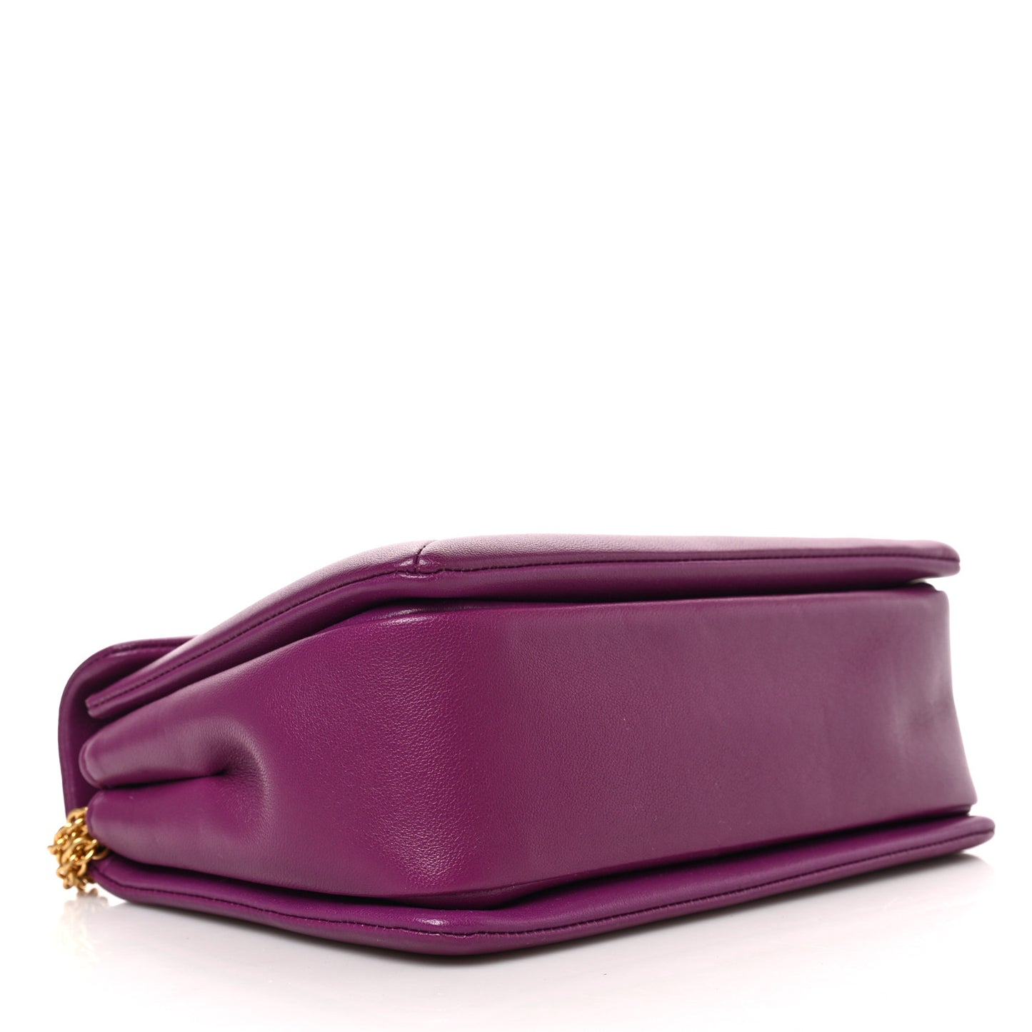 Nappa One Stud Chain Clutch Prune