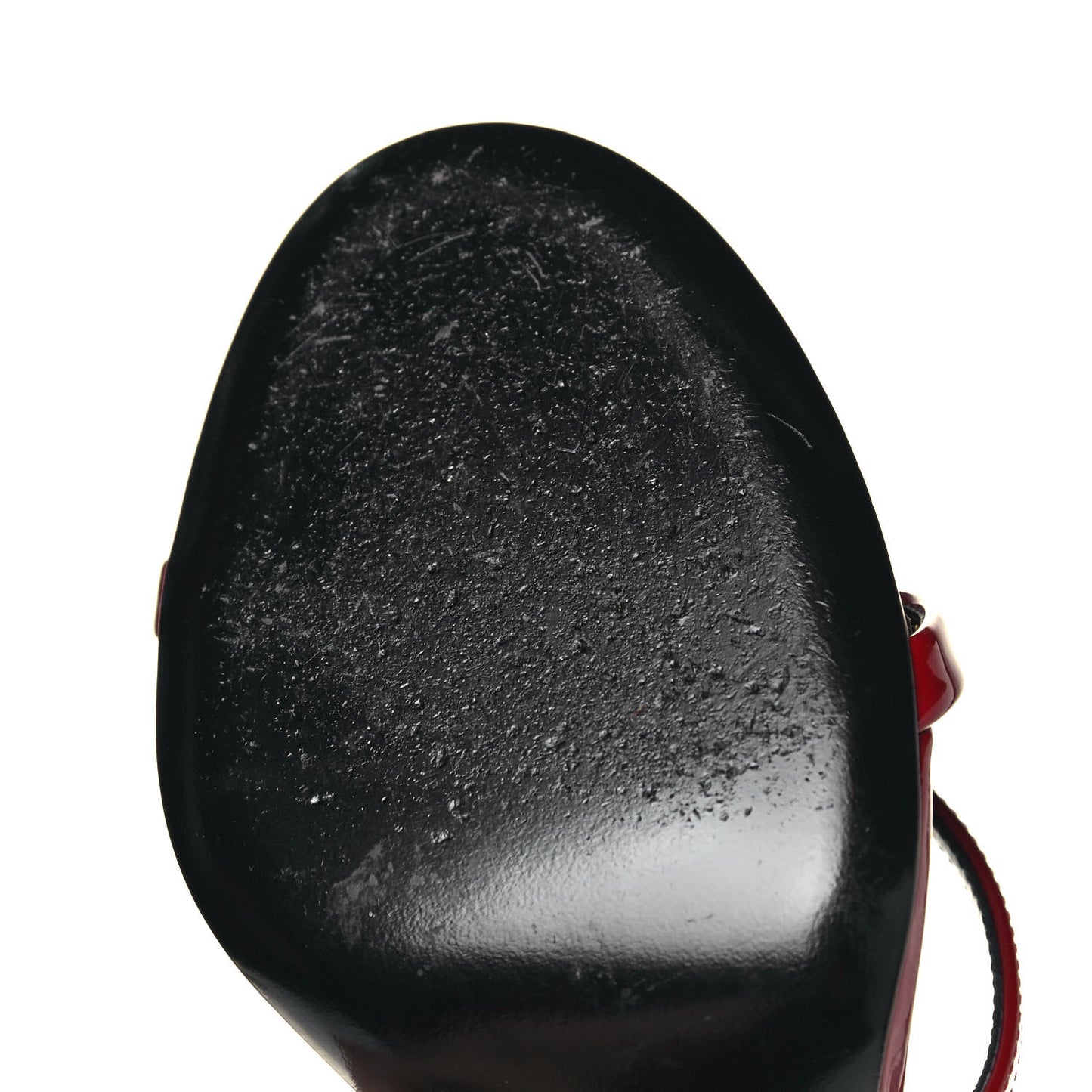 Patent Calfskin Cassandra 100 Sandals 37 Red Laquer