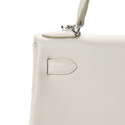 Hermes Evercolor Kelly Retourne 28 Gris Perle 18 of 39