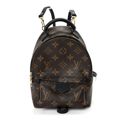 Louis Vuitton Monogram Palm Springs Backpack Mini Black 1 of 8