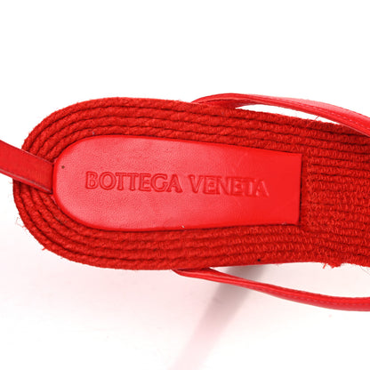 Bottega Veneta Nappa Rope Stretch Multi Strap 90mm Sandals 39.5 Tomato 7 of 11