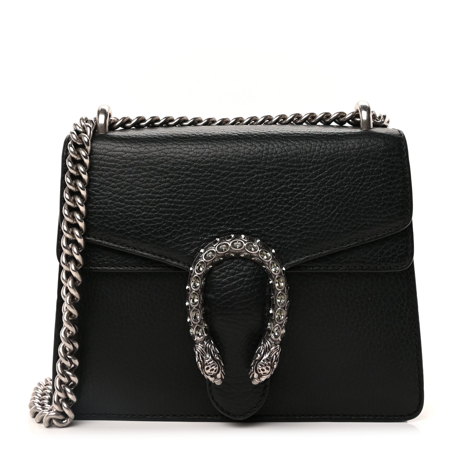 Gucci Calfskin Mini Dionysus Shoulder Bag  Black 1 of 8