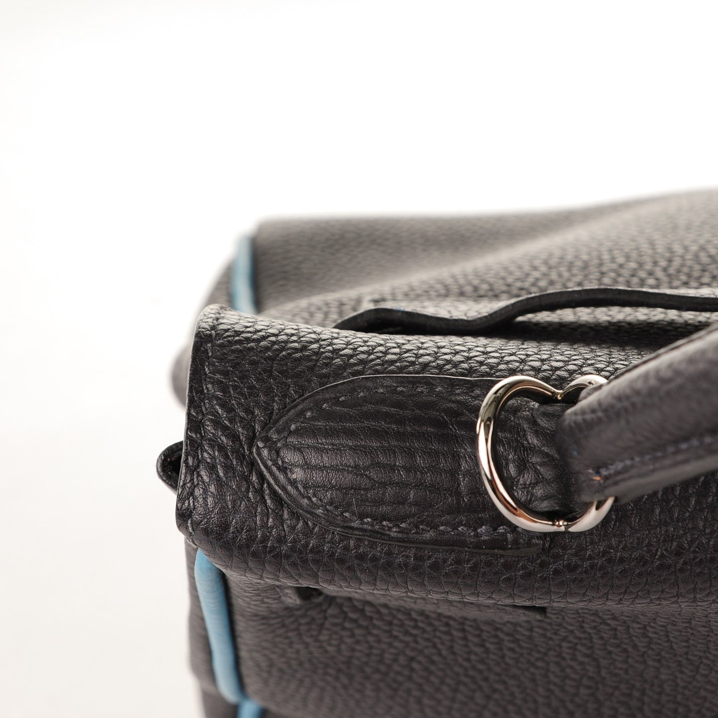 Togo Kelly Retourne 28 Indigo Blue Jean