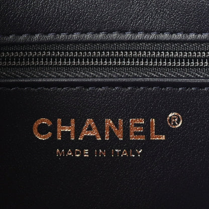 Chanel Shiny Caviar Preppy Coco Small Flap Bag Navy 5 of 8