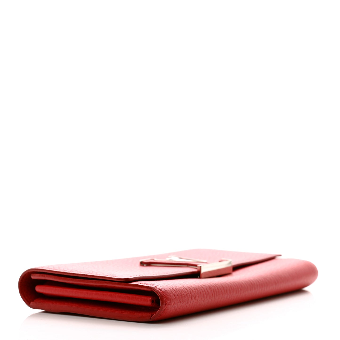 Taurillon Capucines Wallet Rubis