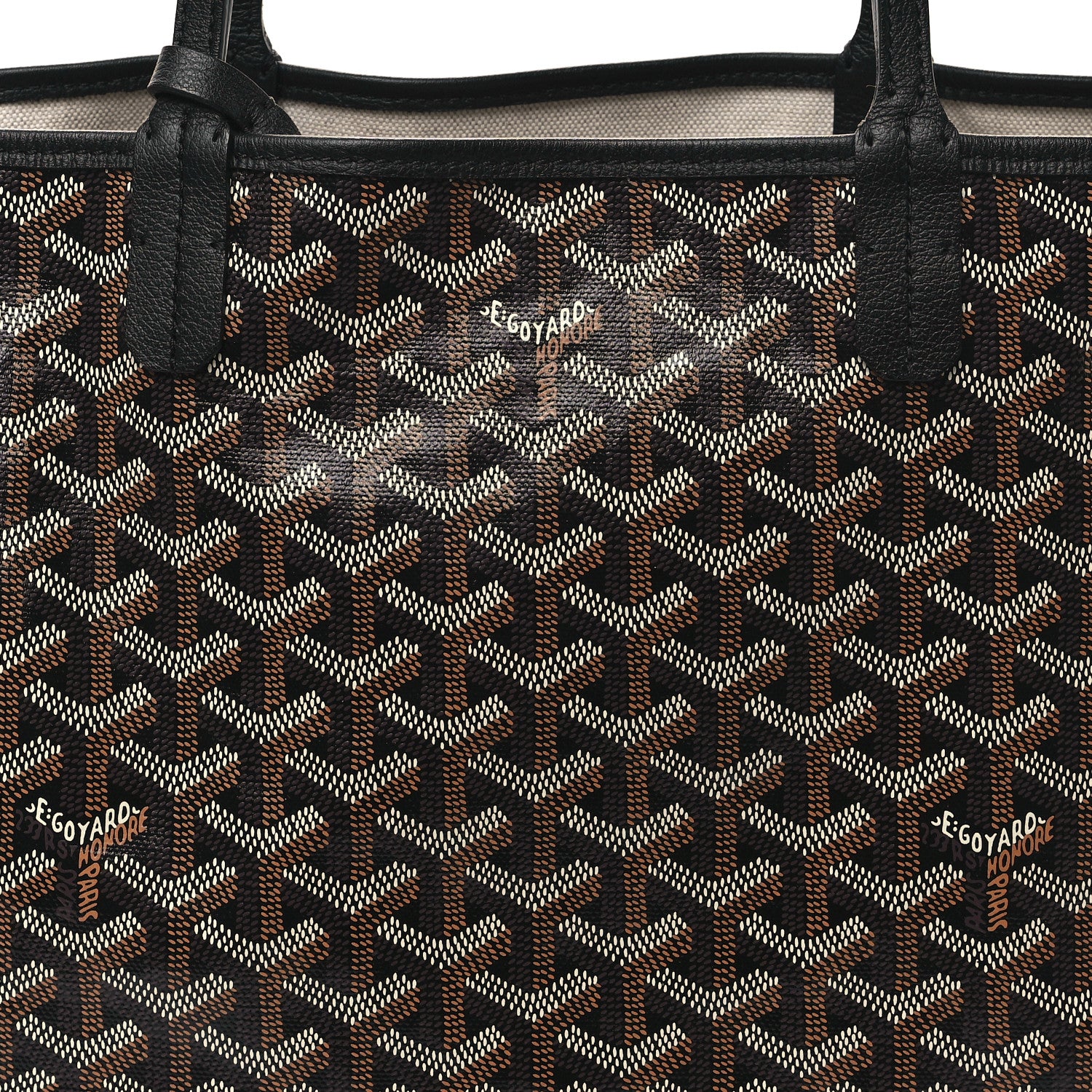 Goyard Goyardine Saint Louis PM Black 8 of 11