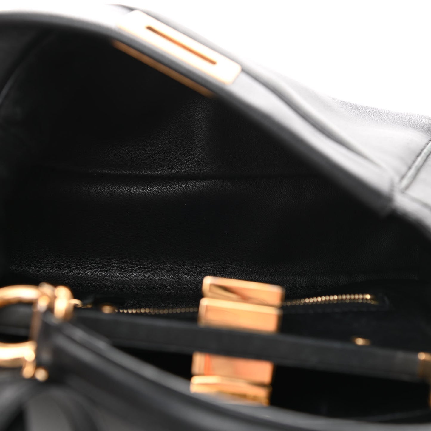 Nappa Mini Peekaboo Iconic Satchel Black