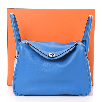 Hermes Evercolor Lindy 30 Bleu Hydra 12 of 12