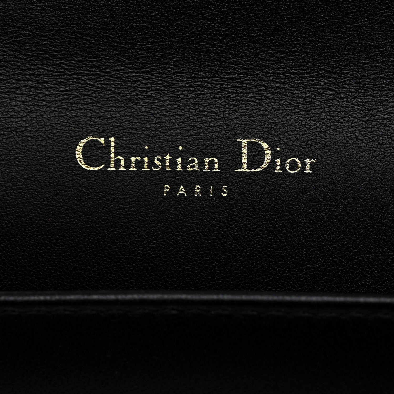 Christian Dior Lambskin Cannage Lady Dior Pouch Black 7 of 7