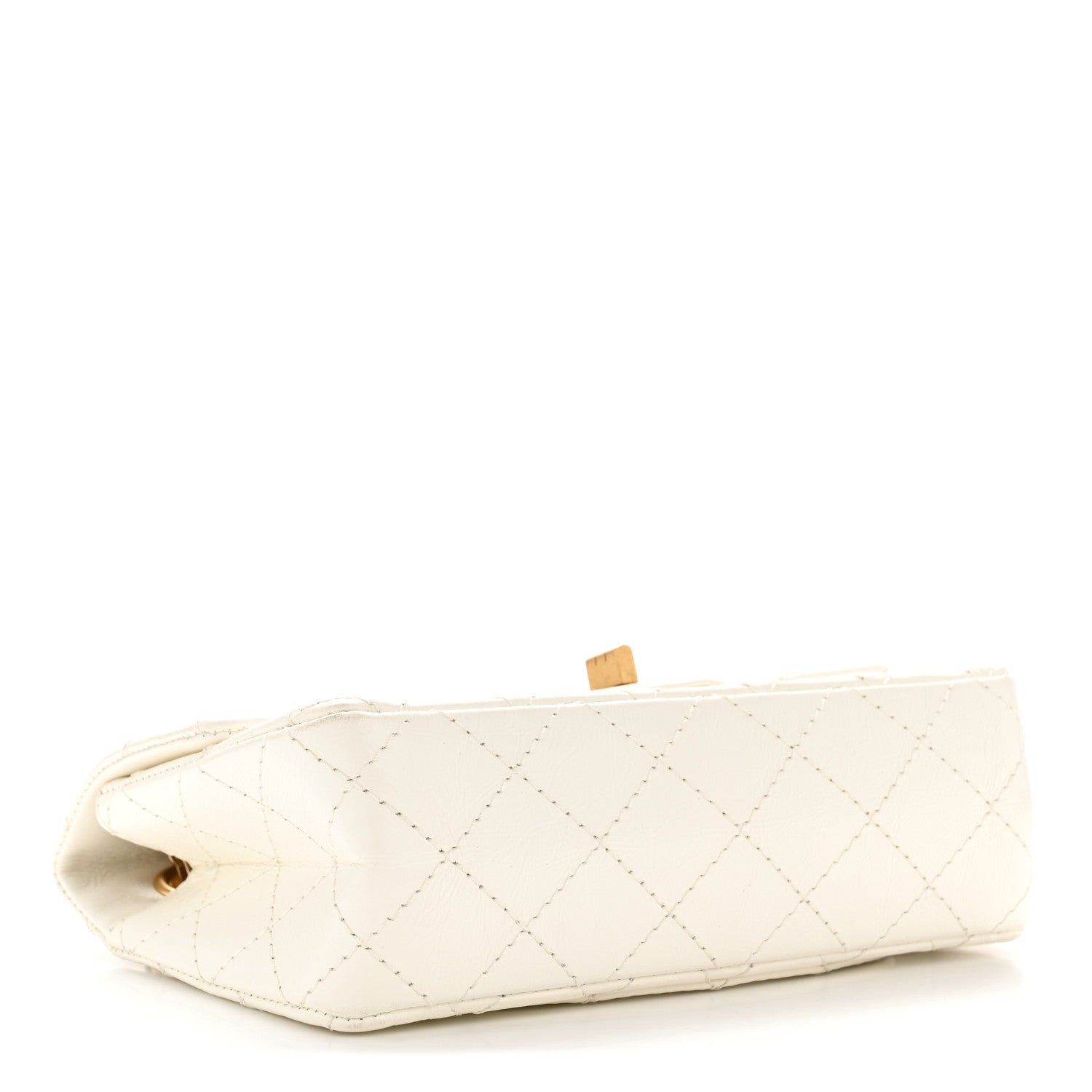 Chanel Aged Calfskin Quilted 2.55 Reissue Mini Flap White 4 of 14