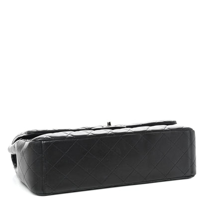 Chanel Lambskin Quilted Maxi Double Flap Black 3 of 8