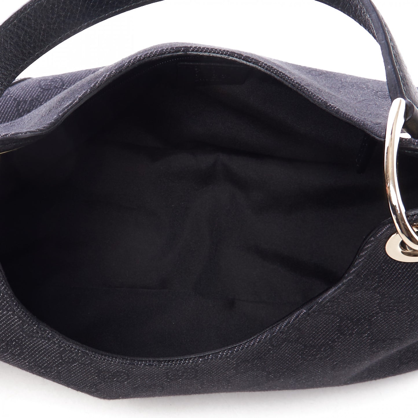 Monogram Hobo Black