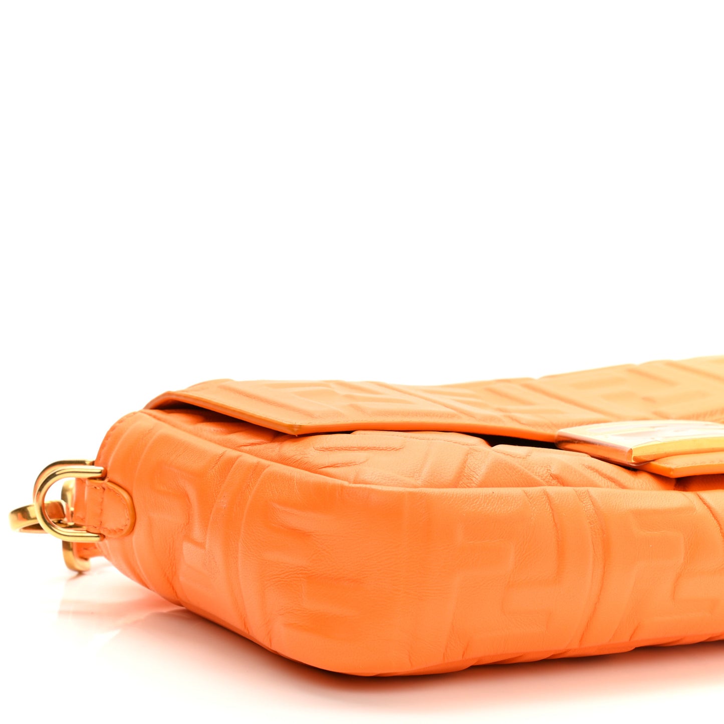 Calfskin Classic Y Clutch White