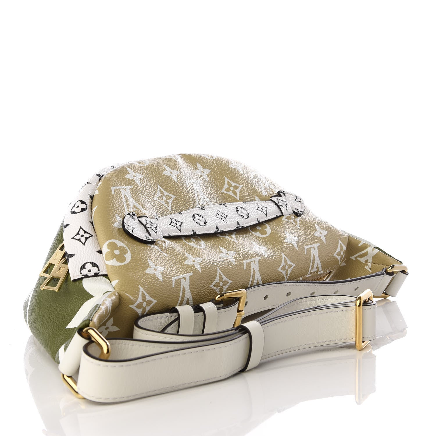 Louis Vuitton Monogram Giant Bumbag Kaki Beige 2 of 8