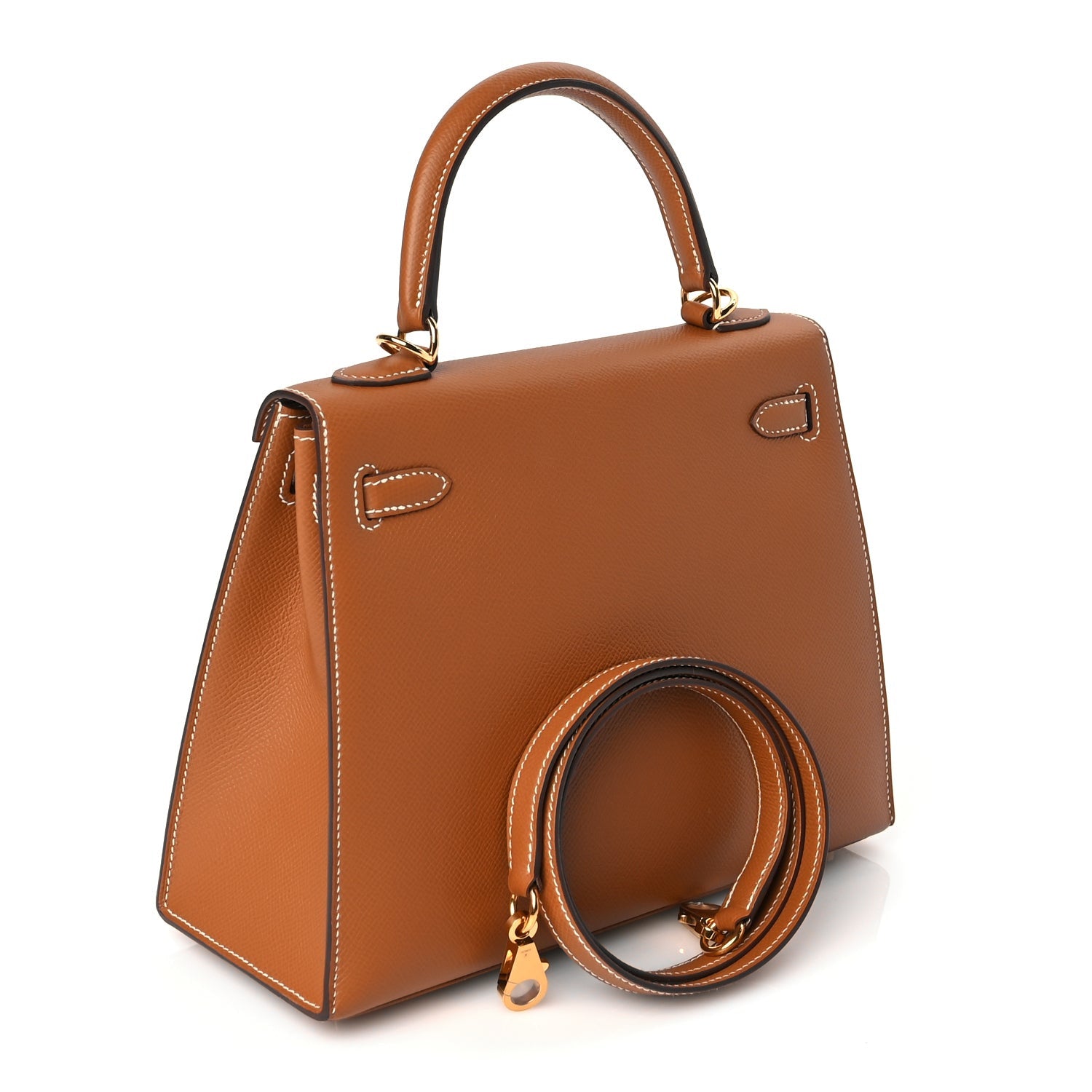Hermes Epsom Kelly Sellier 25 Gold 2 of 9