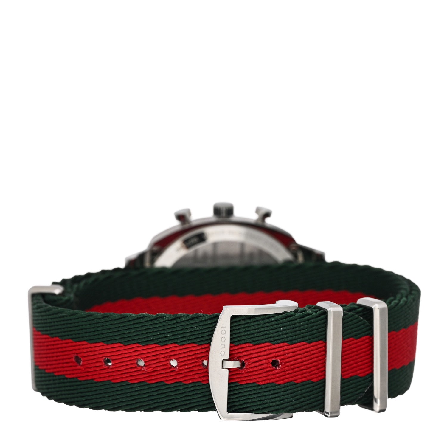 Gucci Stainless Steel Fabric 40mm Grip Quartz Watch Green 3 of 4