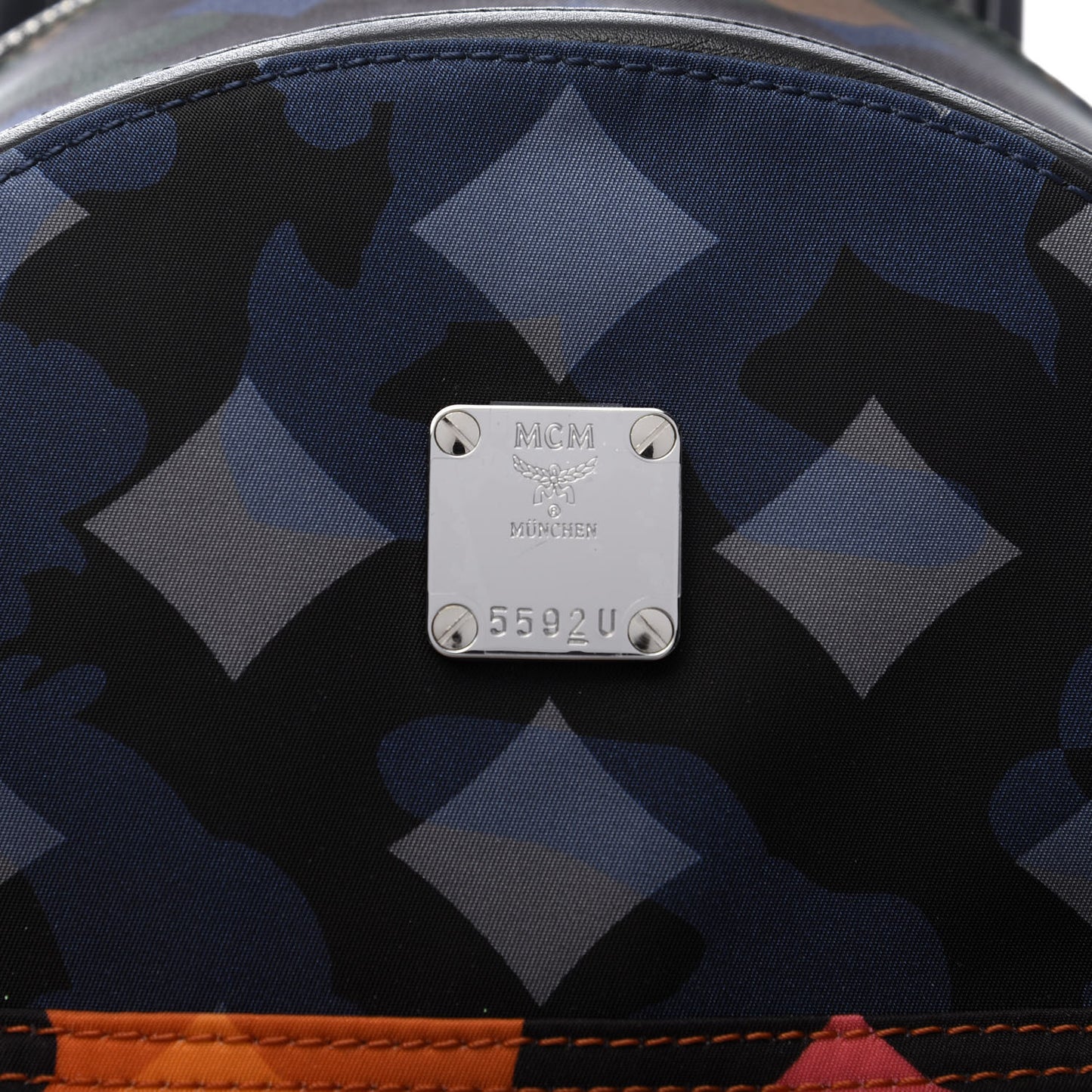 Nylon Camo Dieter Munich Lion Backpack Multicolor