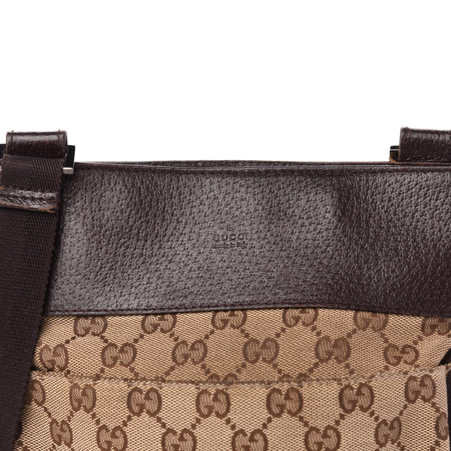 Gucci Monogram Messenger Crossbody Bag Dark Brown 11 of 11