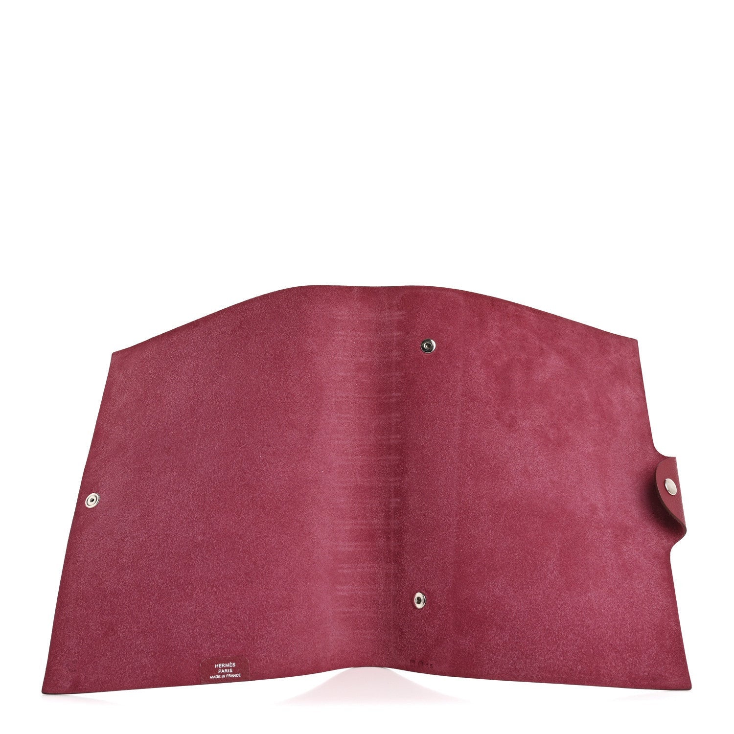 Hermes Togo Ulysse MM Notebook Cover Rouge Grenat 3 of 7