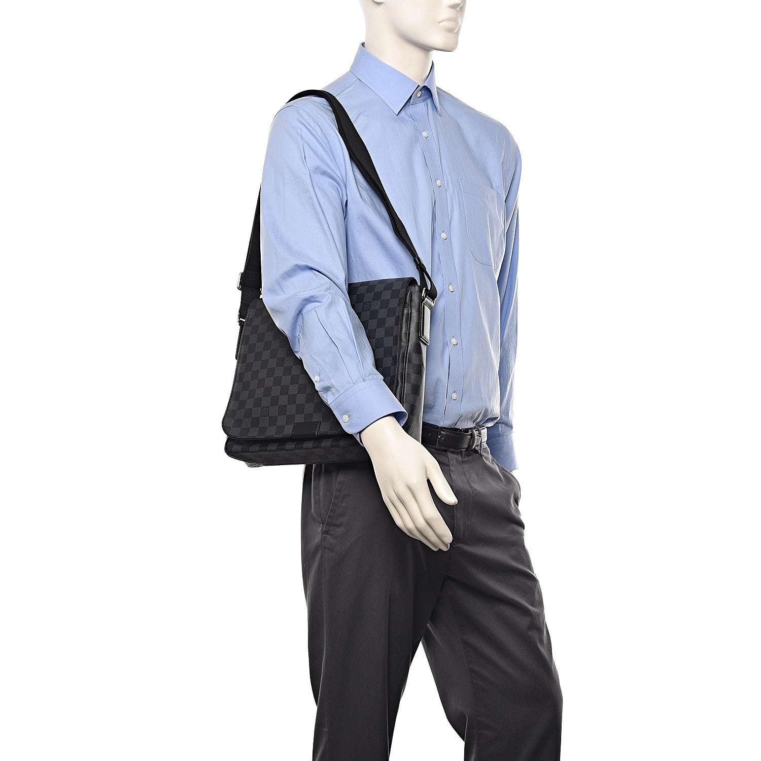 Louis Vuitton Damier Graphite District MM 2 of 13