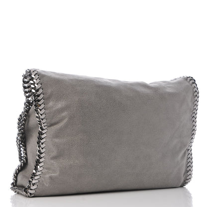 Stella McCartney Shaggy Deer Falabella Fold Over Tote Grey 4 of 8