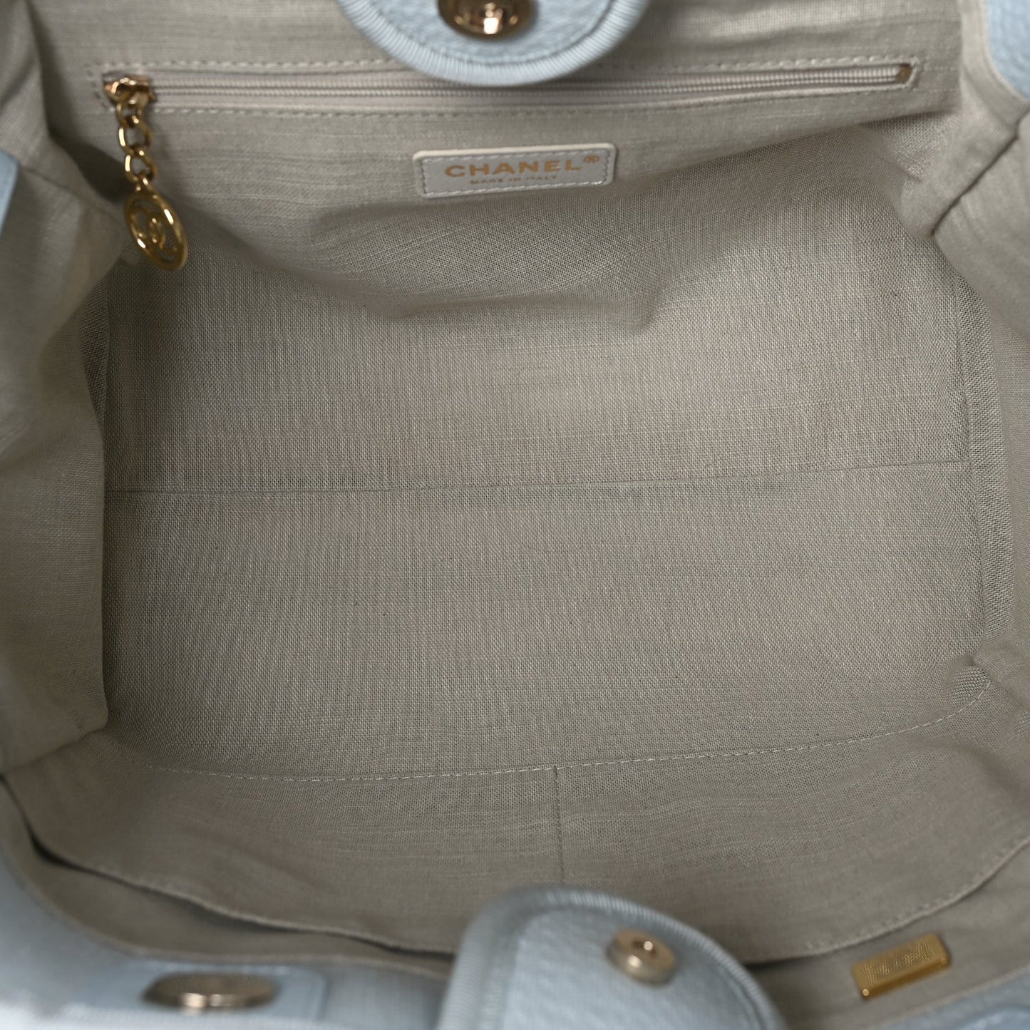 Mixed Fibers Small Deauville Tote Light Blue