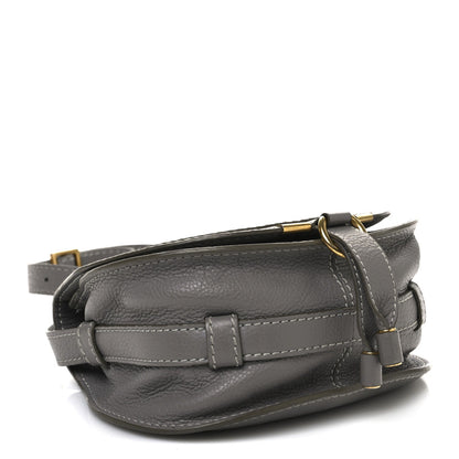 Chloe Calfskin Mini Marcie Round Crossbody Bag Cashmere Grey 4 of 7