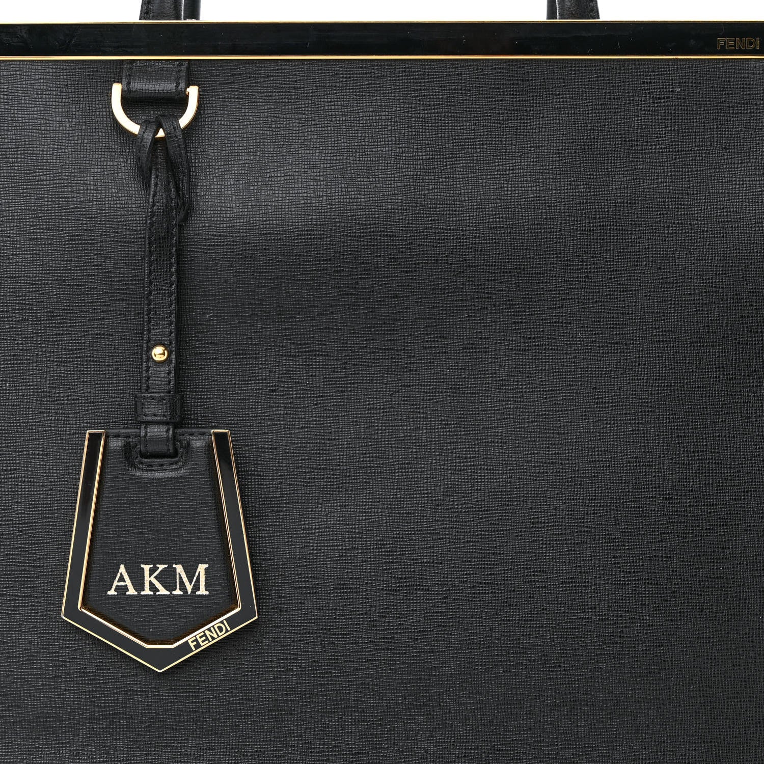 Fendi Vitello Elite Large 2Jours Tote Black 8 of 13