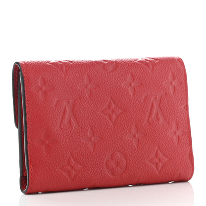 Louis Vuitton Empreinte Compact Curieuse Wallet Cherry 3 of 12