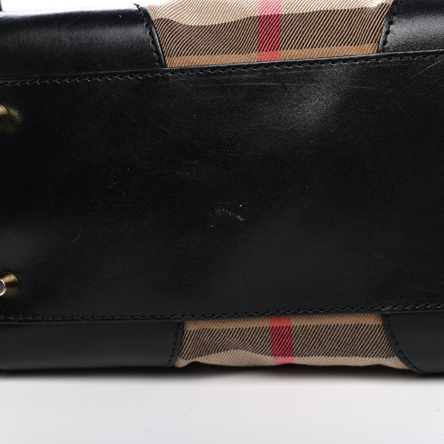 House Check Small Canterbury Tote Black