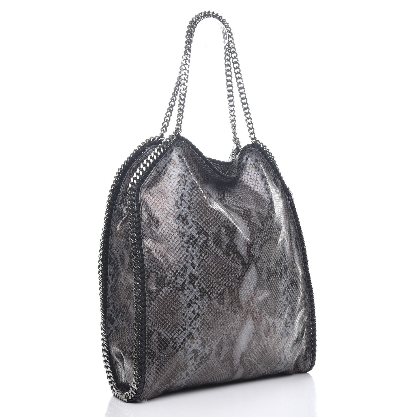 Eco Python Big Falabella Tote Dark Grey